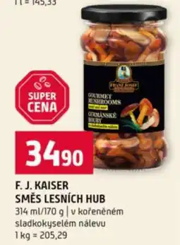 Terno F. J. KAISER SMĚS LESNÍCH HUB nabídka