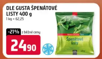 Terno DLE GUSTA ŠPENÁTOVÉ LISTY 400 g nabídka