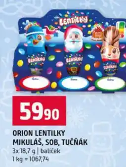 Terno ORION LENTILKY MIKULÁŠ, SOB, TUČŇÁK nabídka