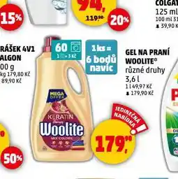 Penny Market Woolite gel na praní nabídka