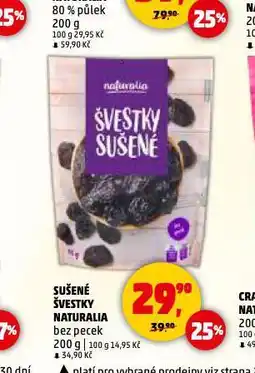 Penny Market Sušené švestky nabídka