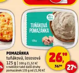 Penny Market Pomazánka tuňáková nabídka