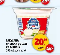 Penny Market Kunín deluxe zakysaná smetana nabídka