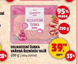 Penny Market Delikatesní šunka vařená nabídka