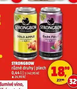 Penny Market Strongbow cider nabídka