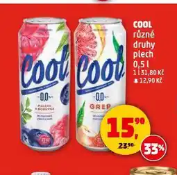 Penny Market Cool nealkoholické pivo nabídka