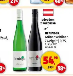 Penny Market Heninger grüner veltliner nabídka