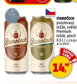 Penny Market Pivo staročech nabídka