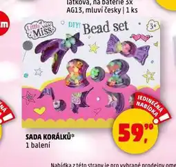 Penny Market Sada korálků nabídka
