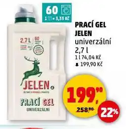 Penny Market Jelen prací gel nabídka