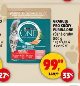 Penny Market Purina one granule pro kočky nabídka