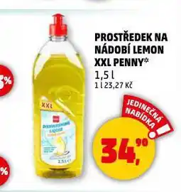 Penny Market Prostředek na nádobí lemon nabídka