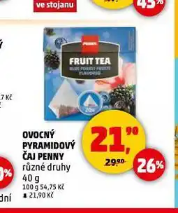 Penny Market Ovocný pyramidový čaj nabídka