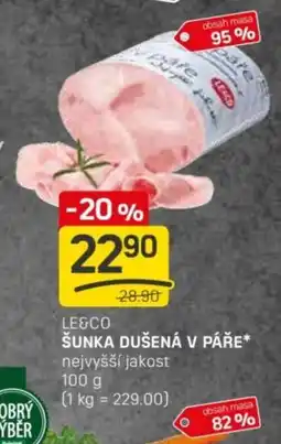 Flop LE&CO Šunka dušená v páře nabídka