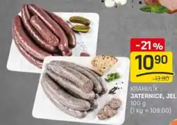 Flop Krahulik Jaternice, jelítka nabídka