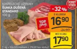 Flop Kostelecké uzeniny šunka dušená standard nabídka