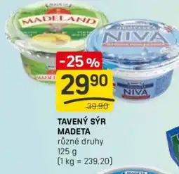 Flop MADETA Tavený sýr nabídka