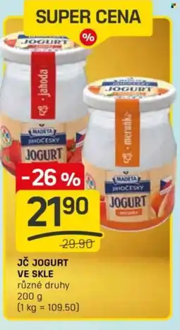 Flop MADETA Jč jogurt ve skle nabídka