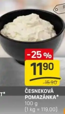 Flop Česneková pomazánka nabídka