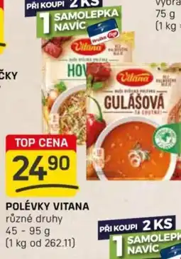 Flop Polévky Vitana nabídka