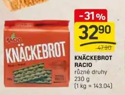 Flop Knäckebrot Racio nabídka
