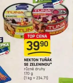 Flop Nekton tuňák se zeleninou nabídka