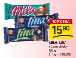 Flop Mila, Lina nabídka