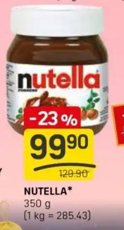 Flop Nutella nabídka