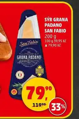 Penny Market SÝR GRANA PADANO SAN FABIO, 200 g nabídka