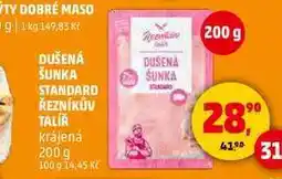 Penny Market DUŠENÁ ŠUNKA STANDARD ŘEZNÍKŮV TALÍŘ, 200 g nabídka