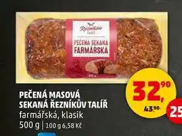 Penny Market PEČENÁ MASOVÁ SEKANÁ ŘEZNÍKŮV TALÍŘ, 500 g nabídka