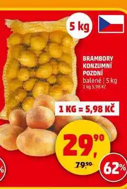 Penny Market BRAMBORY KONZUMNÍ POZDNÍ, 5 kg nabídka