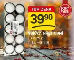 Flop Svíčka hřbitovní nabídka