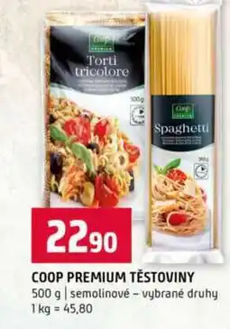 Terno COOP PREMIUM TĚSTOVINY 500 g nabídka
