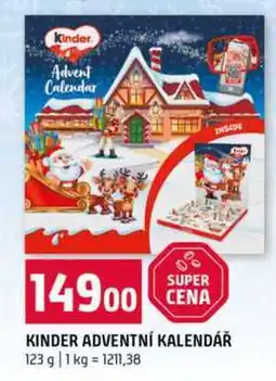 Terno KINDER ADVENTNÍ KALENDÁŘ 123 g nabídka