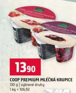 Terno COOP PREMIUM MLÉČNÁ KRUPICE 130 g nabídka