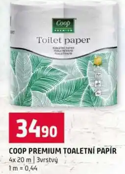 Terno COOP PREMIUM TOALETNÍ PAPÍR 4x20 m nabídka
