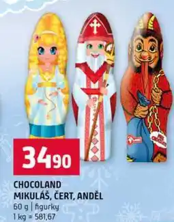 Terno CHOCOLAND MIKULÁŠ, ČERT, ANDĚL 60 g nabídka