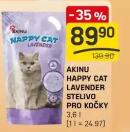Flop Akinu Happy cat lavender stelivo pro kočky nabídka