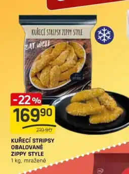 Flop Kuřecí stripsy obalované zippy style nabídka