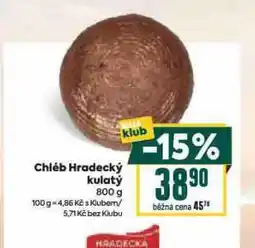 Billa Chléb horácký kulatý nabídka