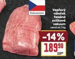 Billa Vepřový váleček falešná svíčková nabídka