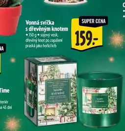 Albert Vonná svíčka s dřevěným knotem 150 g nabídka