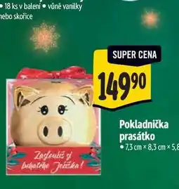 Albert Pokladnička prasátko 7,3 cm x 8,3 cm x 5,8 nabídka