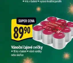 Albert Vánoční čajové svíčky 18 ks nabídka