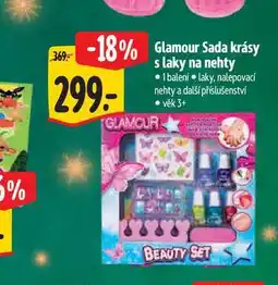 Albert Glamour Sada krásy s laky na nehty 1 balení nabídka