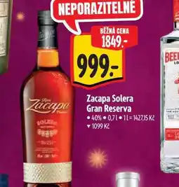 Albert Zacapa Solera Gran Reserva 0,7 l nabídka