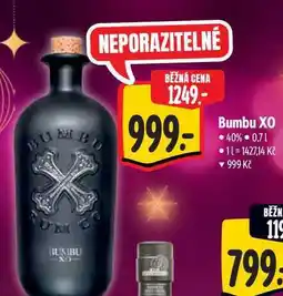 Albert Bumbu XO 40% 0,71 nabídka