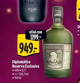 Albert Diplomático Reserva Exclusiva 40% 0,71 nabídka