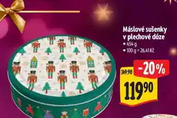 Albert Máslové sušenky v plechové dóze 454g nabídka